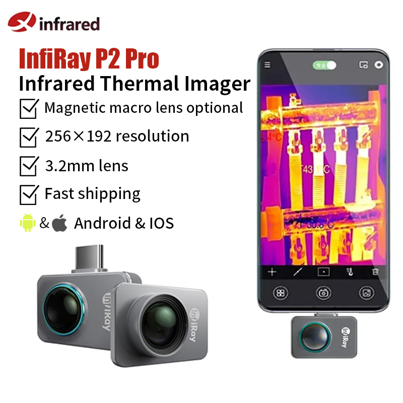 Nf 521 Thermal Imaging Camera - Infiray P2 برو كاميرا حرارية للهاتف