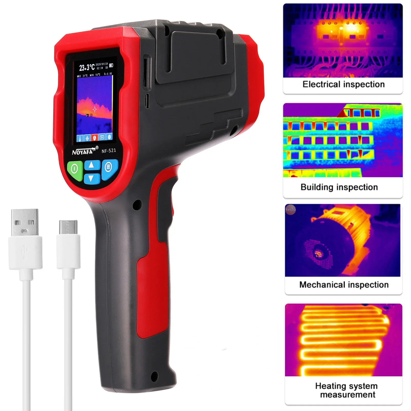 Nf 521 Thermal Imaging Camera - NF-521 كاميرا IR محمولة للتصوير الحراري