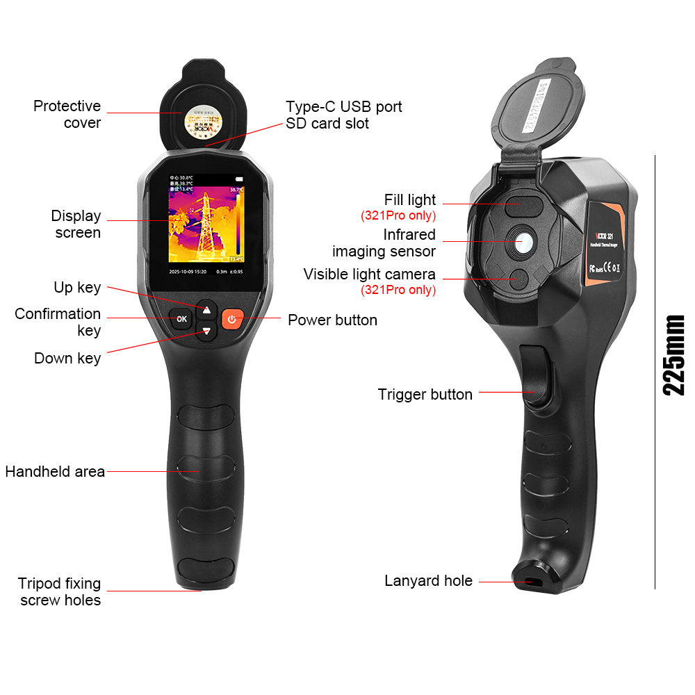 كاميرا حرارية VICTOR TISR بدقة - مراجعة Nf 521 Thermal Imaging Camera وسعره