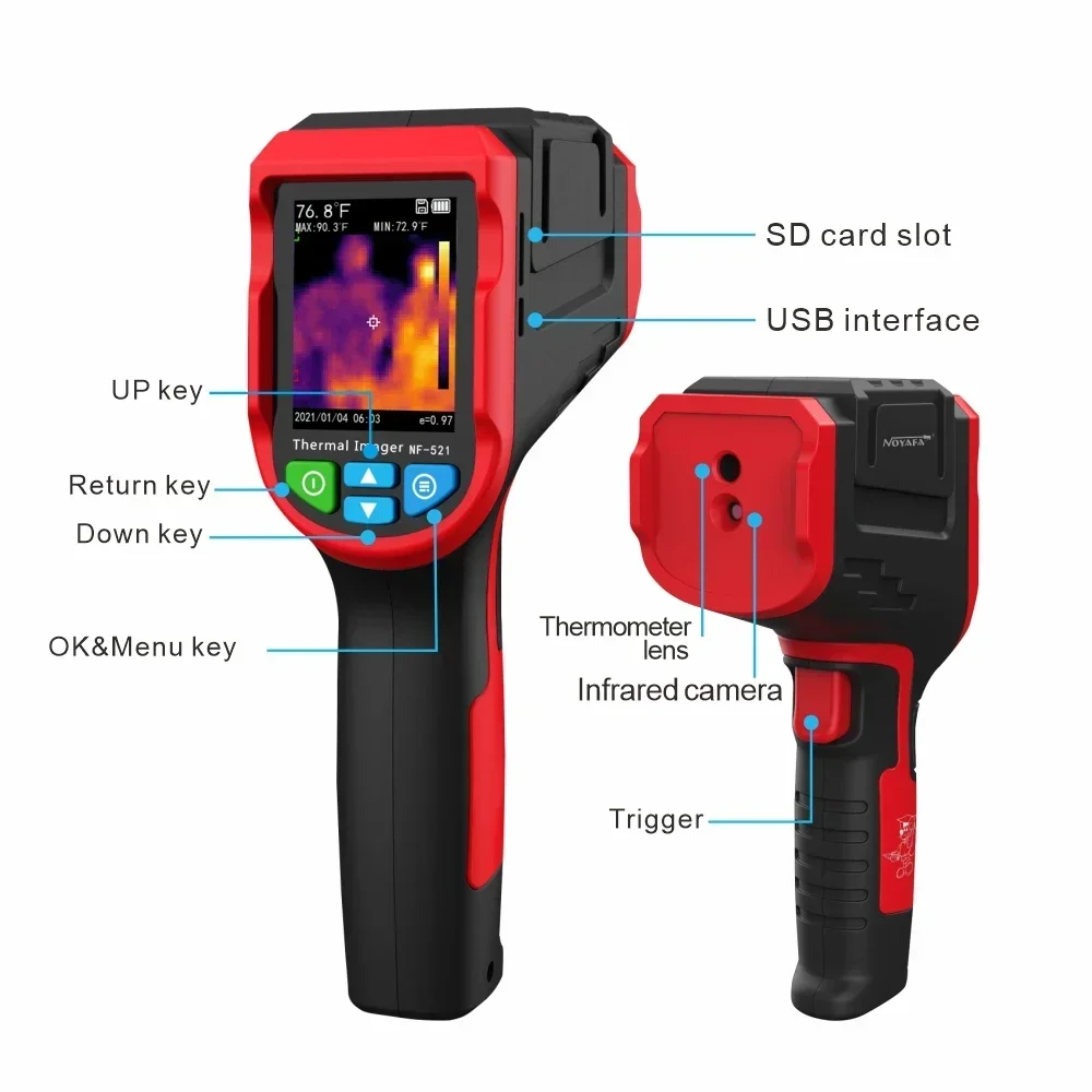 كاميرا حرارية تعمل بالأشعة تحت - مراجعة Nf 521 Thermal Imaging Camera وسعره