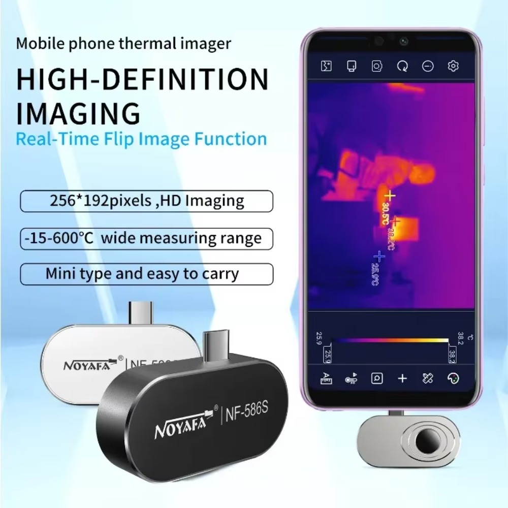 كاميرا تصوير حراري صغيرة NF-58 - مراجعة Thermal Imaging Camera 256X192 وسعره