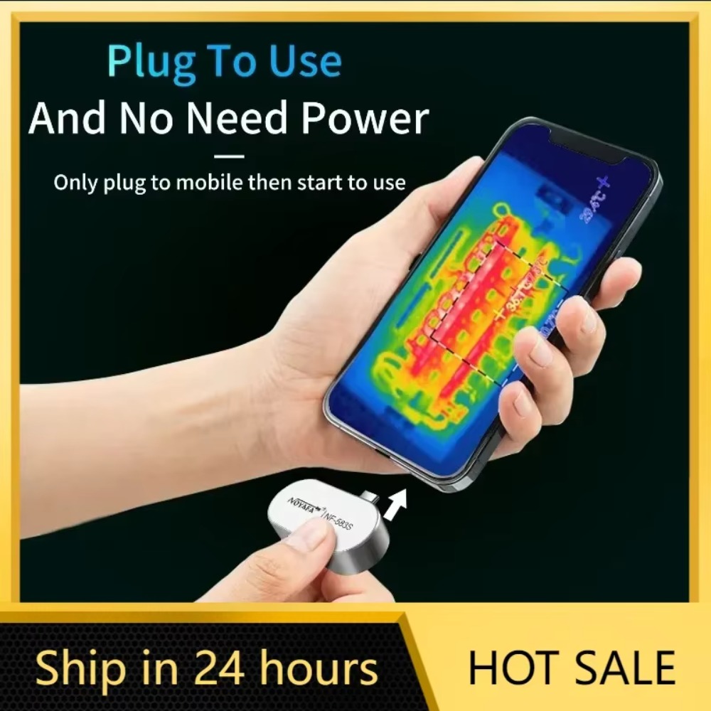 كاميرا تصوير حراري صغيرة NF-58 - مراجعة Thermal Imaging Camera 256X192 وسعره