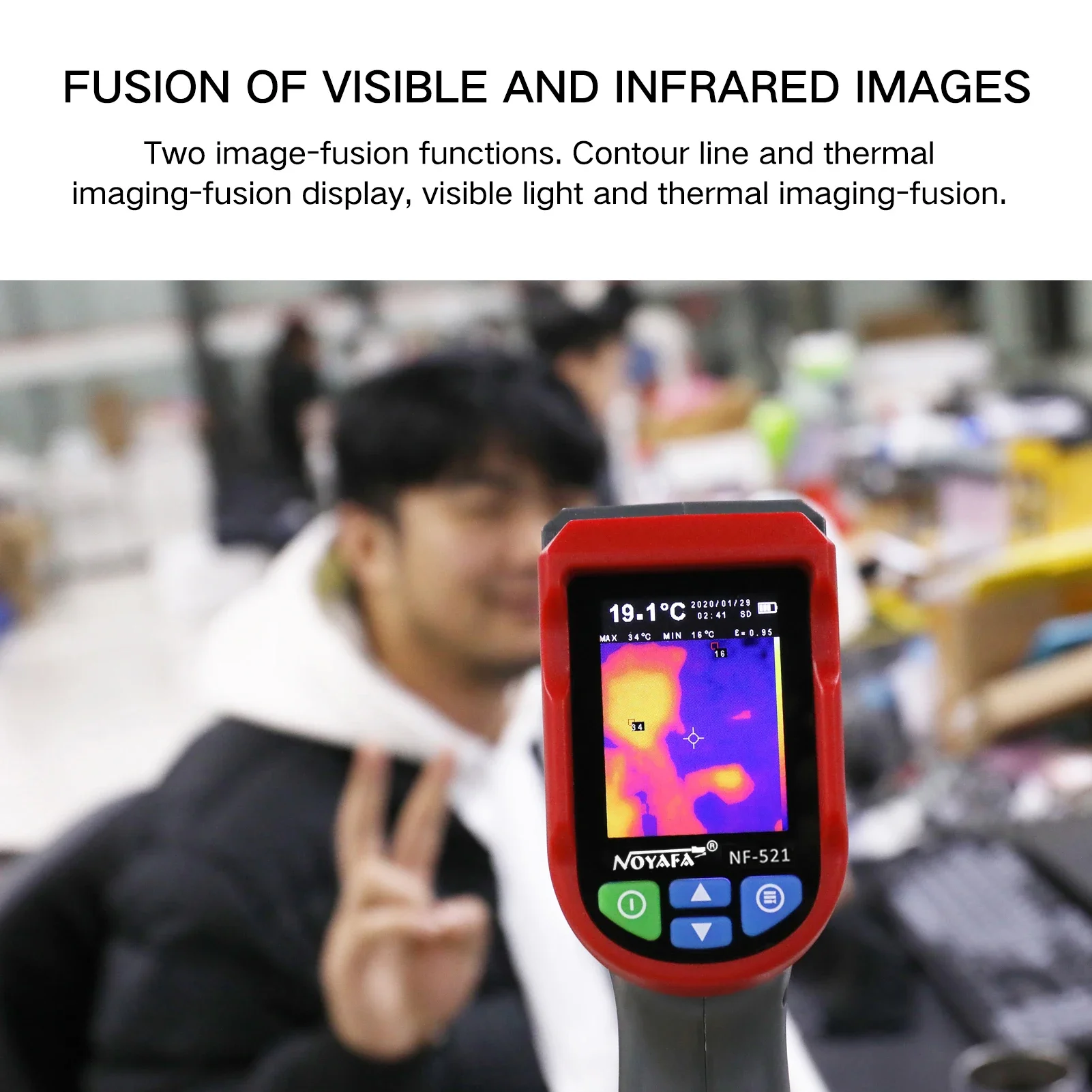NF-521 كاميرا IR محمولة للتصوي - مراجعة Nf 521 Thermal Imaging Camera وسعره