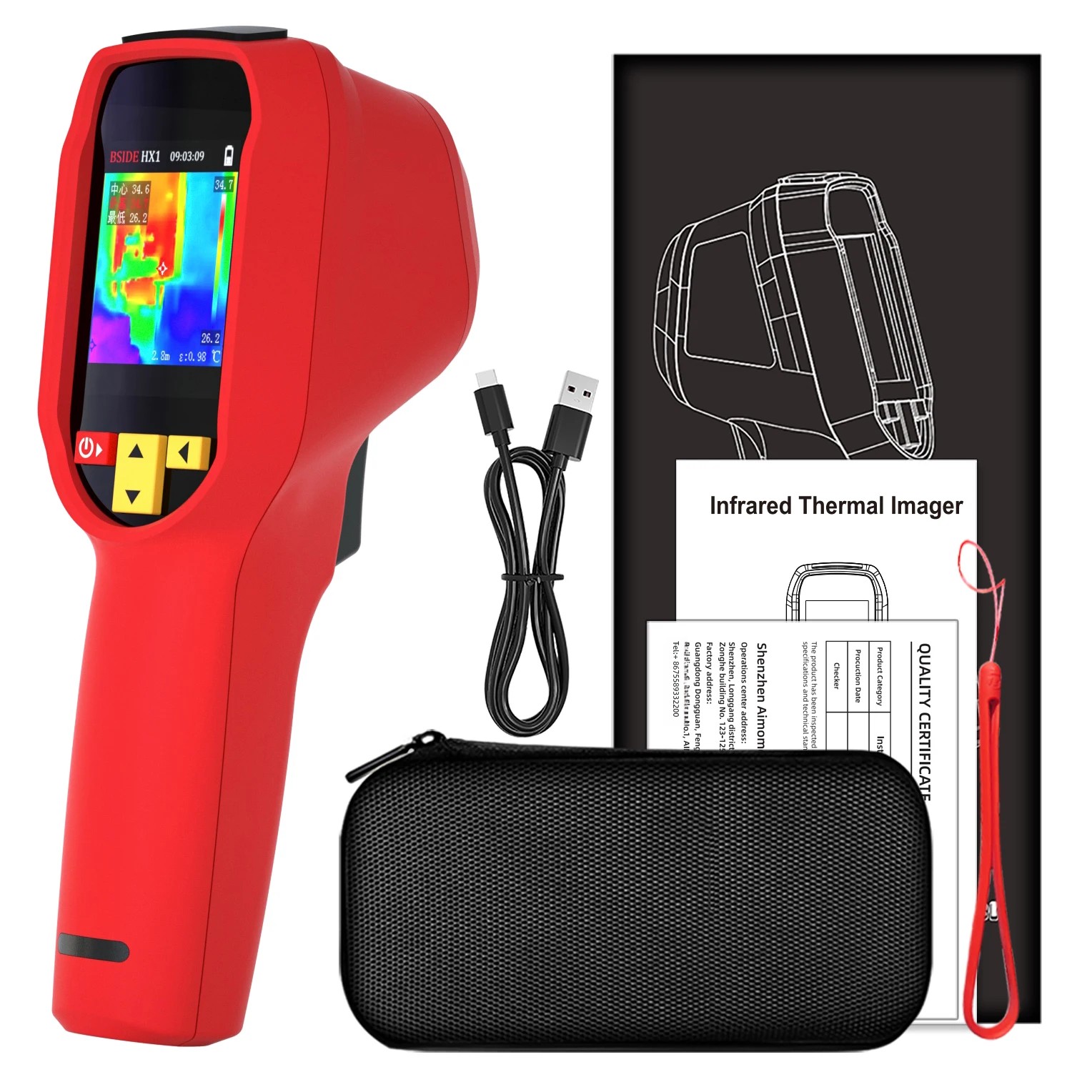 كاميرا تصوير حراري BSIDE HX1 2 - مراجعة Thermal Imager Pcb Repair وسعره
